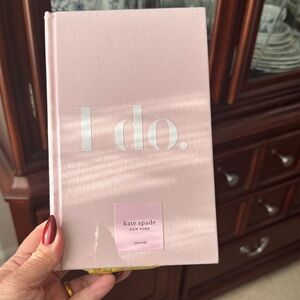 kate spade New York Pink "I do." Hardcover Journal